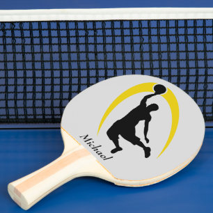 Black Gold Basketball Personalisiert Tischtennis Schläger