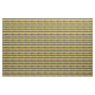 Black Gold Bee Streifen Stoff