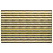 Black Gold Bee Streifen Stoff (Fat Quarter (45,7 x 55,9 cm))