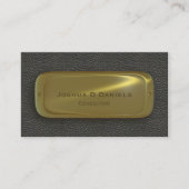 Black Gold Beruflich Consulting Business Card Visitenkarte (Vorderseite)