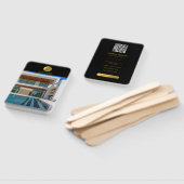 Black & Gold Berufliches Foto Real Anwesen Agent Fächer (Non-assembled)