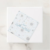 Black Gold Blue Celestial Personalisiert Wedding Geschenkanhänger (Beispiel)