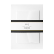 Black Gold Bridge und Groom Wedding Bands