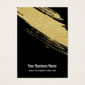 Black Gold Brush Earring Display Cards (Vorderseite)
