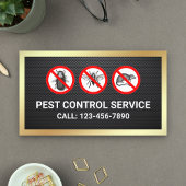 Black Gold Bugs Removal Pest Kontrolle Service Visitenkarte