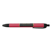 Black gold cardinal red professional promotional kugelschreiber (Unterseite)