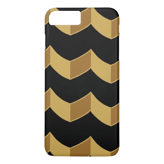 Black Gold Case-Mate iPhone Hülle (Rückseite)