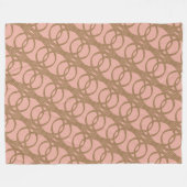 black-gold chain blanket fleecedecke (Vorderseite (Horizontal))