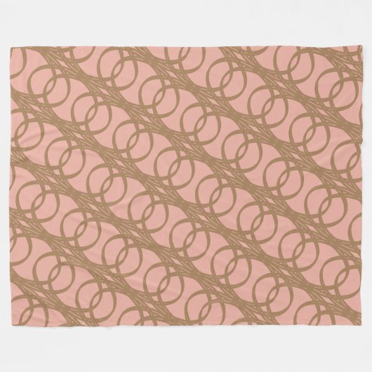 black-gold chain blanket fleecedecke (Vorderseite (Horizontal))