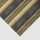 Black Gold Christmas Pattern#28 ID1009 Seidenpapier (Detail)