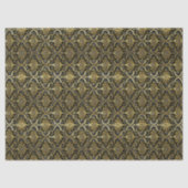 Black Gold Christmas Pattern#30 ID1009 Seidenpapier (Vorderseite)