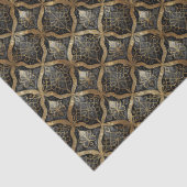 Black Gold Christmas Pattern#31 ID1009 Seidenpapier (Detail)