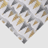 Black Gold Christmas Pattern#9 ID1009 Seidenpapier (Detail)