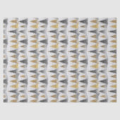 Black Gold Christmas Pattern#9 ID1009 Seidenpapier (Vorderseite)