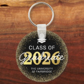 Black Gold Class 2023 Abschluss Schlüsselanhänger (Vorderseite)