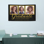 Black Gold Class 2024 Foto Abschluss Banner (Messeveranstaltung)