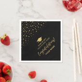 Black Gold Class Party Serviette (Beispiel)
