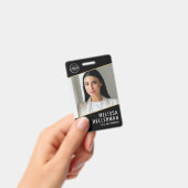 Black Gold Company Logo Mitarbeiter-ID Ausweis (Handheld)