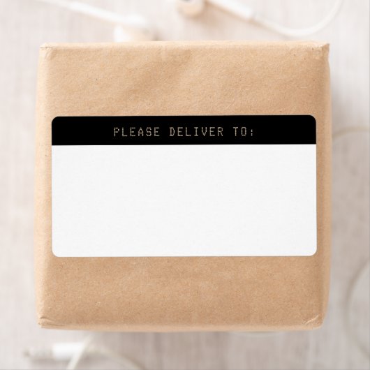 Black Gold Computer Schriftart Mailadresse (Insitu)