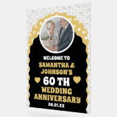 Black Gold Confetti Foto 60. Acrylschild (Winkel)