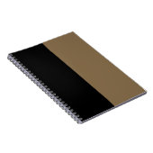 Black & Gold CUSTOM-Notebook Notizblock (Rechte Seite)