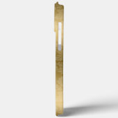 Black & Gold Damask Case-Mate iPhone Hülle (Rückseite / Links)