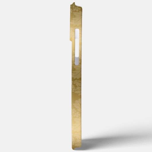 Black & Gold Damask Case-Mate iPhone Hülle (Rückseite / Links)