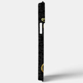 Black & Gold Damask Case-Mate iPhone Hülle (Rückseite / Rechts)