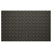 Black Gold Dandelion Sparkle Luxus Eleganz Stoff (Fat Quarter (45,7 x 55,9 cm))