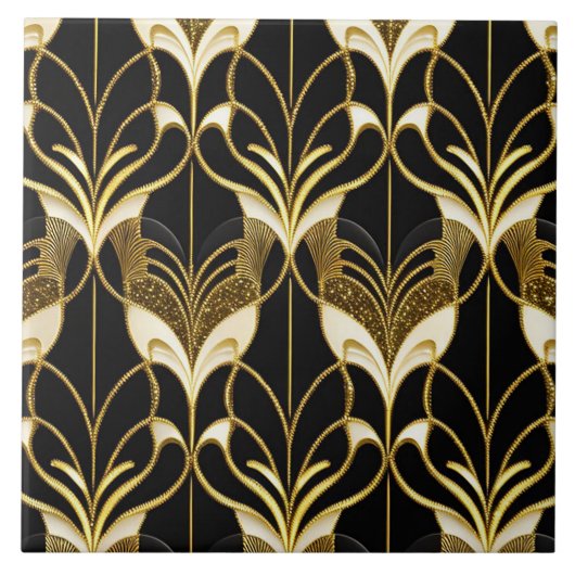 Black Gold Deluxe Fliese (Vorderseite)