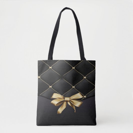 Black & Gold Diamond-Tasche Tasche (Vorderseite)