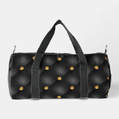 Black Gold Diamonds gespannt Duffle Bag (Rückseite)