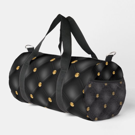 Black Gold Diamonds gespannt Duffle Bag (Rechte Ecke)