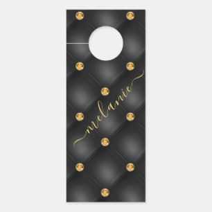 Black Gold Diamonds Türverschleierung mit Individu Türanhänger