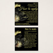 Black Gold Elegant (Vorne & Hinten)