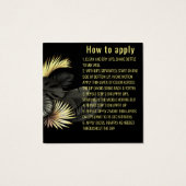 Black Gold Elegant (Rückseite)