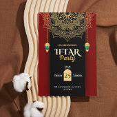 Black Gold Elegante Ramadan Iftar Party Einladung