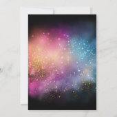 Black Gold Elegante Rentirement Party Einladung (Rückseite)