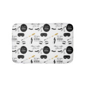 Black Gold Eyelashes Glam Badematte (Vorderseite)