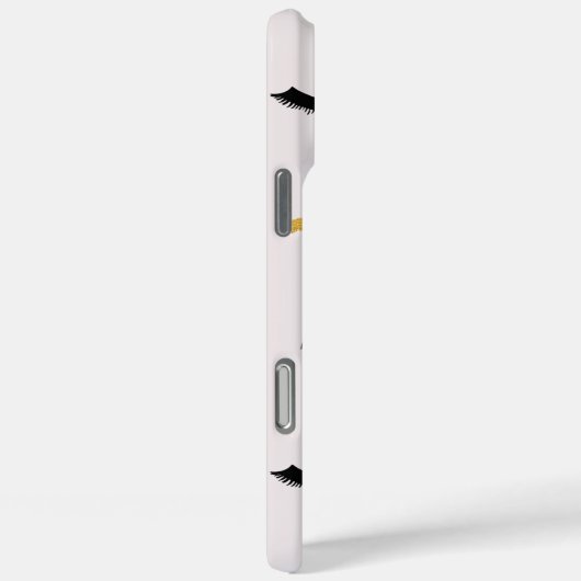 Black Gold Eyelashes Glam Birthday Case-Mate iPhone Hülle (Rückseite / Rechts)