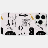 Black Gold Eyelashes Glam Birthday Case-Mate iPhone Hülle (Rückseite (Horizontal))