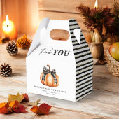 Black Gold Fall Pumpkin Baby Duschbox Geschenkschachtel