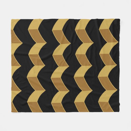 Black Gold Fleecedecke (Vorderseite (Horizontal))