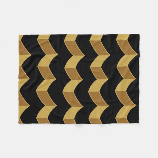 Black Gold Fleecedecke (Vorderseite (Horizontal))