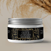 Black & Gold Floral 4 OZ Skincare Kosmetiktücher J