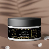 Black & Gold Floral 4 OZ Skincare Kosmetiktücher J