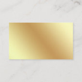 Black Gold Foil Palm Blätter QR Code UAWG Wedding Begleitkarte (Rückseite)