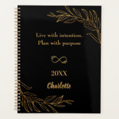 Black gold foliage quote 2026 planer (Vorderseite)
