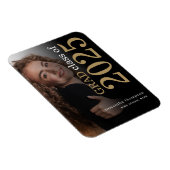 Black Gold Foto 2023 Abschluss Ankündigung Magnet (Rechte Seite)