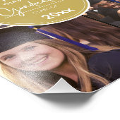 Black Gold Foto Collage Happy Abschluss (Ecke)